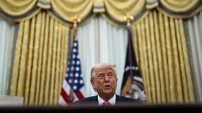 Donaldas Trumpas: &scaron;ią savaitę sulauksime gerų rezultatų i&scaron; Saudo Arabijos