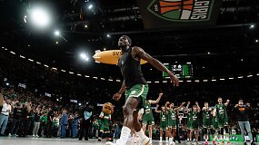 Su vėjeliu: &bdquo;Žalgiris&ldquo; dvigubą savaitę pradėjo galingai