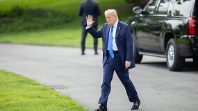 Donaldas Trumpas apie raudonąsias linijas, kuomet JAV pasitrauks i&scaron; derybų dėl karo