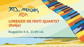 15min pristato – Nida Jazz Maratonas: Lorenzo De Finti Quartet (Italija)