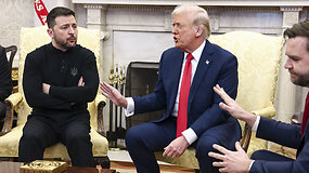D.Trumpas ir J.D.Vance'as i&scaron;barė V.Zelenskį