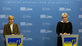 I.Šimonytė ir J.Šiugždinienė apie Lietuvos Vyriausybės veiksmus Rusijai užpuolus Ukrainą