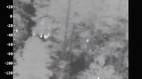 Vaizdai iš sraigtasparnio: sulaikyta ir atgal į Baltarusiją apgręžta dar 10 migrantų