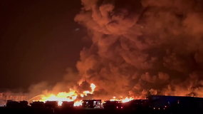 Azerbaidžane kilo didžiulis gaisras – degė vienas didžiausių maisto produktų gamintojų šalyje