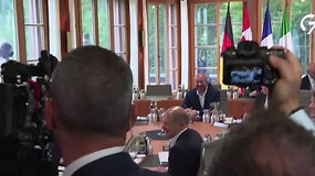 G7 susitikimas Madride: naujos sankcijos Rusijai ir papildomų karių siuntimas į Lietuvą