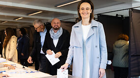 Viktorija Čmilytė-Nielsen balsavo Seimo rinkimuose: tikisi adekvačių politikų Seime