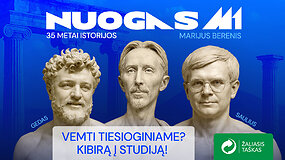 NUOGAS M1 Marijus Berenis: &bdquo;Tada Tomazui sakiau: &bdquo;Palauk, atne&scaron;iu tau kibirą, pavemk eteryje.&ldquo;