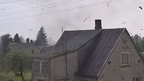 Viesulas siaubia Antanavą