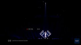Eurovision 2018: United Kingdom. Stolen microphone incident.