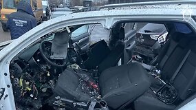 Maskvoje sprogo automobilis: svarbus Rusijos generolas negyvas