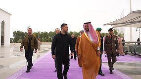 Volodymyras Zelenskis netikėtai atsidūrė Saudo Arabijoje