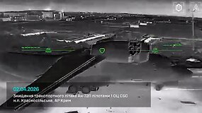 Smogė lėktuvui An-72P ir bepiločių &bdquo;Orion&ldquo; bazei Kryme: kaip viskas atrodė