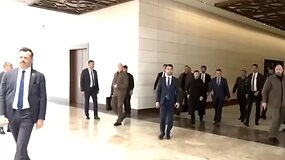 Volodymyras Zelenskis i&scaron;tarė netikėtus žodžius Putinui