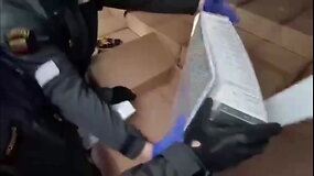 Klaipėdoje MKT pareigūnai sulaikė pusės milijono pakelių cigarečių kontrabandą ir 3 įtariamuosius