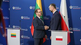Robertas Kaunas: su Lenkijos gynybos ministru sutarėme bendradarbiauti steigiant Kapčiamiesčio poligoną