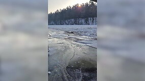 Pamatykite, kaip Vilniuje atrodo už&scaron;alusi Neris
