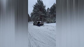 Lampėdžiuose kauniečius nustebino robotas