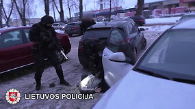 Klaipėdoje sulaikyti du vyrai įtariami disponavę labai dideliu psichotropinės medžiagos kiekiu