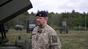 Lietuvos kariuomenės oro gynybos vienetai treniruojasi valdyti vieną moderniausių oro gynybos sistemų