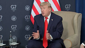 Trumpas G7 susitikime: Rusija turėtų ie&scaron;koti susitarimo