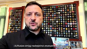 Zelenskis: Rusijos balistinės raketos &ndash; didžiausias i&scaron;&scaron;ūkis