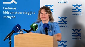 Sinoptikė apie &scaron;e&scaron;tadienio orus: &bdquo;Situacija bus gana pavojinga ar net labai pavojinga&ldquo;
