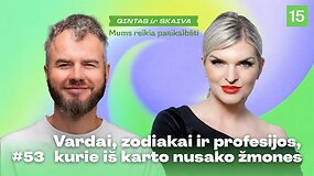 MUMS REIKIA PASIKALBĖTI: vardas, zodiakas, profesija &ndash; jau viskas ai&scaron;ku