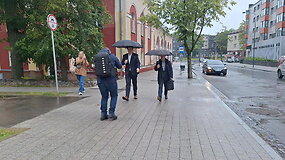 Kristijonas Barto&scaron;evičius atvyksta į teismą