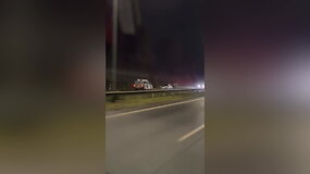 Netoli Kauno susidūrė keturi automobiliai: nukentėjo žmogus
