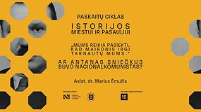 Dr. Mariaus Ėmužio paskaita &bdquo;Mums reikia pasiekti, kad Maironis irgi tarnautų mums&ldquo;