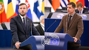 EP nariai P.Saudargas ir V.Sinkevičius – apie Europos Komisijos patvirtinimą ir paramos Ukrainai ateitį