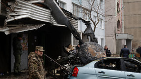 Sraigtasparnio katastrofoje žuvo Ukrainos Vidaus reikalų ministerijos vadovybė