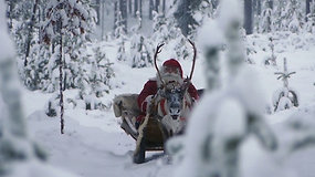 Iš Laplandijos – visam pasauliui: išgirskite Kalėdų Senelio sveikinimą