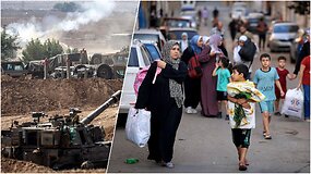 Izraelis liepė per 24 valandas evakuoti &scaron;iaurinį Gazos Ruožą: gyventojų &ndash; 1,1 milijono