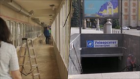 Charkivo moksleiviai rugsėjo 1-ąją sutiks po žeme: metro stotyse įrengta 60 klasių