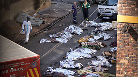 Po gaisro Johanesburge aukų skaičius išaugo iki 63