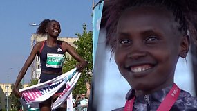 Agnes Ngetich tik moterų 10 km bėgime plentu sumušė pasaulio rekordą