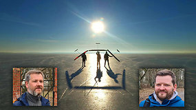 „Kylam“: aviamodeliuotojai pirmą kartą patirties sėmėsi ant ledo