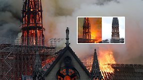 5 metai nuo skausmingo reginio: pamatykite, kaip bunda Paryžiaus Dievo Motinos katedra