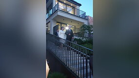 G.Nausėdą plojimais pasitiko rinkimų &scaron;tabe
