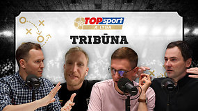 „TOPsport A lygos tribūna“: nauja viltis, svečias E.Gertmonas ir kuris logotipas gražiausias?