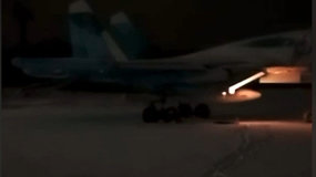 Ukrainos karinė žvalgyba pasirūpino: Rusijos aerodrome sudegė naikintuvas