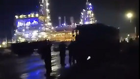 Rusijos Kalugos srityje atakuota naftos pramonės gamykla