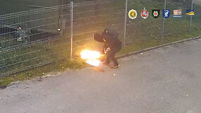 Policija pasidalino vaizdo įra&scaron;u i&scaron; &Scaron;iaulių teroro akto