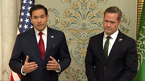 M.Rubio po derybų Saudo Arabijoje: &bdquo;Tikiuosi Rusija pasakys &bdquo;taip&ldquo;