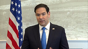 Marco Rubio: &bdquo;Bus labai gaila, jei Rusija atmes pasiūlymą dėl paliaubų Ukrainoje&ldquo;