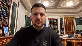 Volodymyras Zelenskis: &bdquo;Reikia didinti spaudimą Maskvai&ldquo;