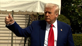 Donaldas Trumpas po muitų įvedimo: &bdquo;Mūsų &scaron;alis suklestės&ldquo;