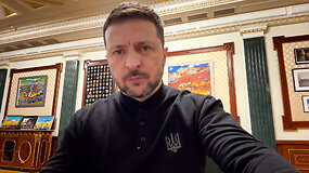 Volodymyras Zelenskis: &bdquo;Karas turi grįžti ten, i&scaron; kur jis kilo&ldquo;