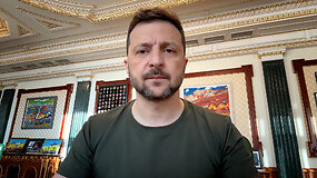 Volodymyras Zelenskis laukia, kas atvyks i&scaron; Rusijos į derybas Turkijoje